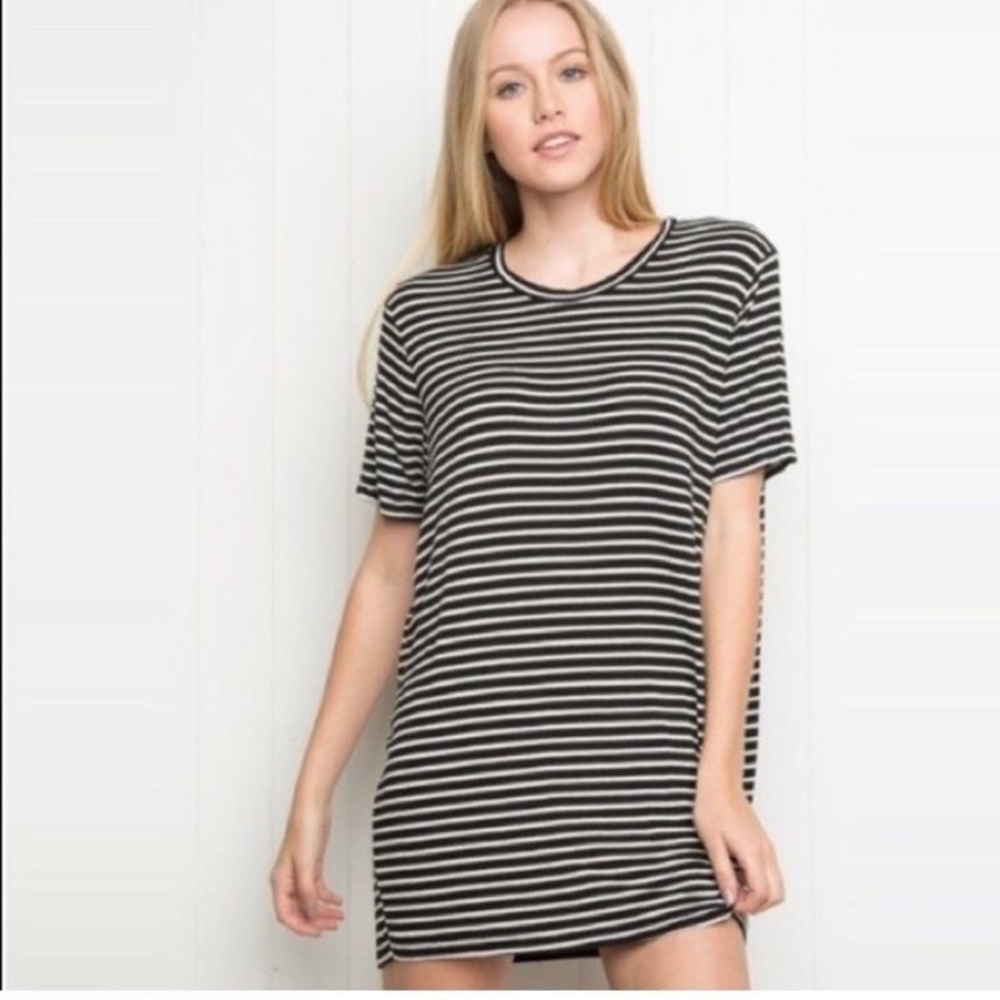 Brandy Melville Striped T-shirt Dress